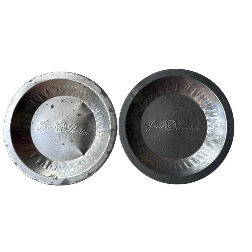 2 Vintage Jane Parker 8” Pie Tins